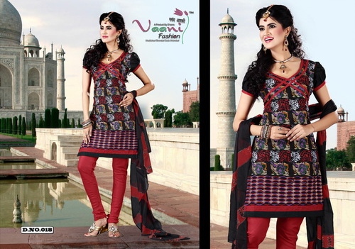 मल्टीकलर फैंसी सलवार कमीज़