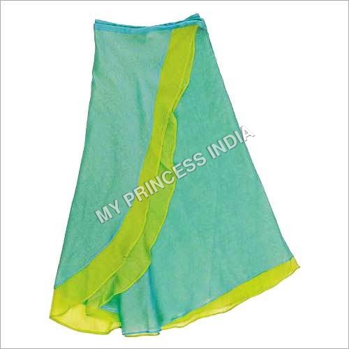 डबल लेयर व्रैप स्कर्ट