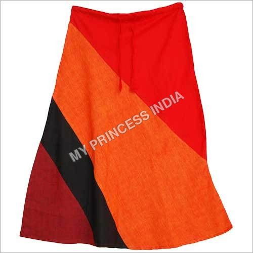 कलर्स पैचवर्क हिल स्कर्ट
