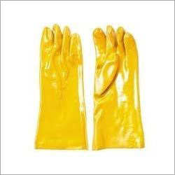 Yellow Pvc Hand Gloves