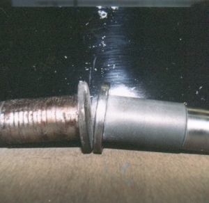 Grey Devcon Titanium Putty Application Process