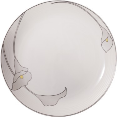 सादा सफेद बोन चाइना प्लेट्स