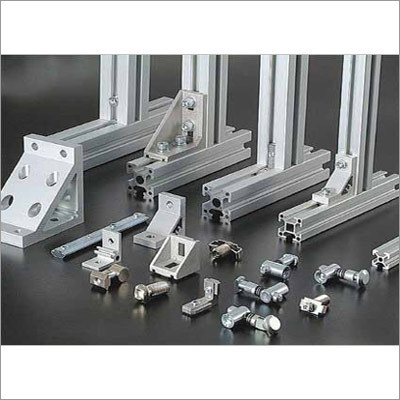 Anodized Silver Matt Aluminium Modular Profiles