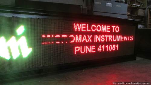 Advertising Led Display Board Screen Dimension: Customized