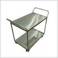 Stainless Steel Double Layer Trolley