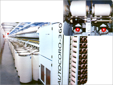 Schlafhorst Auto Coro 360 एक उन्नत स्वचालित टेक्सटाइल मशीन है जो उच्च गुणवत्ता वाले धागे के उत्पादन के लिए डिज़ाइन की गई है। यह मशीन अत्यधिक कुशलतापूर्वक काम करती है, जिसमें कम विद्युत खपत और उच्च उत्पादन दर होती है।