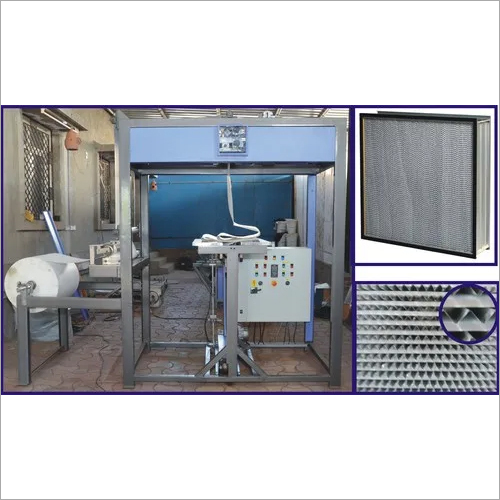 Hepa Paper Pleating Machine Dimension(L*W*H): 2600 X 1100 X 2500 Millimeter (Mm)