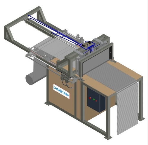 Lower Energy Consumption Pusher Bar Pleating Machine