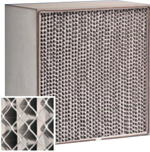 HEPA FILTERS - Stainless Steel, 610 x 610 x 69 mm | Anti-Microbial, Low Initial Pressure Drop, High Dust Holding Capacity, Leak Tested, Moisture Resistant, High Temperature Operation