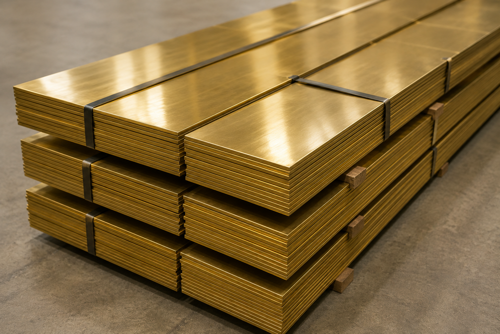 Brass Metal Sheet - Color: Gold