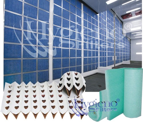 Imported V-Fold Paper Constructed In Micro "V" Paint Spray Booth Filter