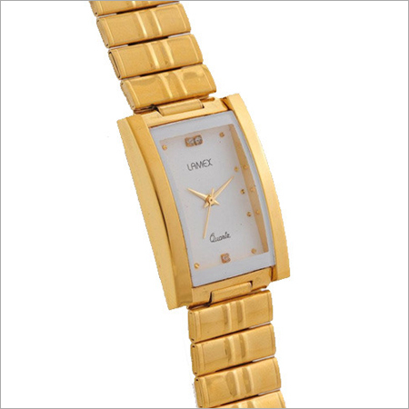 Ladies Fancy Golden Watch