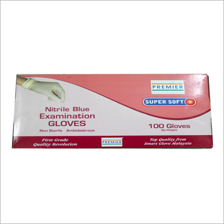 ब्लू नाइट्राइल दस्ताने