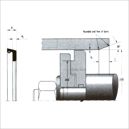 बाल्टी पिस्टन सील