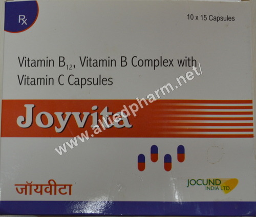 Vitamin B Complex Capsules - 10mg Thiamine Mononitrate, 10mg Riboflavine, 3mg Pyridoxine, 15mcg Vitamin B12, 100mg Niacinamide, 50mg Calcium Pantothenate, 1.5mg Folic Acid, 100mg Biotin, 150mg Ascorbic Acid | Fast Relief, High Effectiveness, Accurate Composition