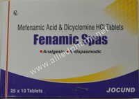  मेफेनैमिक एसिड और डायसाइक्लोमाइन एचसीएल टैबलेट 