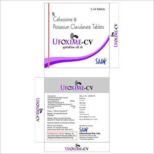 Cefuroxime Axetil 500 Mg + Clavulanic acid 125 Mg 