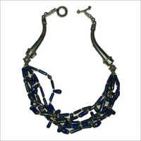 Lapis Tube Necklaces