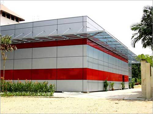 ACP क्लैडिंग कार्य