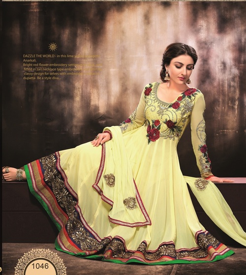 Yellow Festival Anarkali Suit