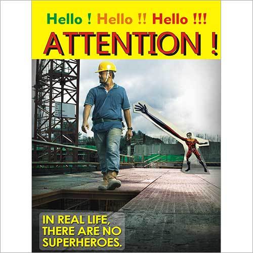 निर्माण सुरक्षा पोस्टर