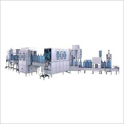 जल भरने की मशीनरी