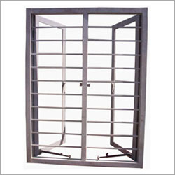 Metal Pressed Steel Window with Frame (Single, Dou