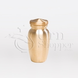 Gold Vesselette Bronze Metal Token Cremation Urn