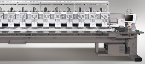 भारी कपड़े की मल्टी हेड ऑटोमैटिक कढ़ाई मशीन