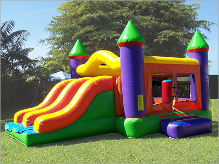 डबल स्लाइड inflatable बाउंसर