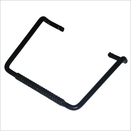 Metal Cloth Handle - Metal, 2x10x5 inches, Black | Durable, Rustproof, Easy Grip, Easy Install, Powder Coated Finish