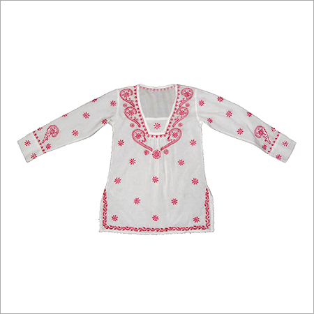 कढ़ाई वाला बच्चों का वस्त्र