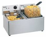 Double Deep Fat Fryer - Durable Stainless Steel, Manual Operation, Square Design for Efficient High-Volume Cooking