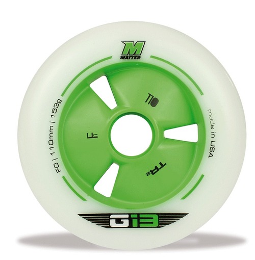 White Matter G13 Inline Skate Wheels