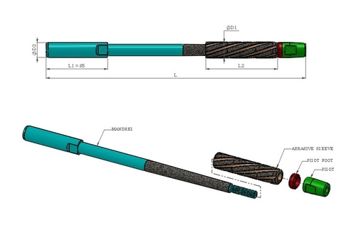 Single Stroke Honing Tool