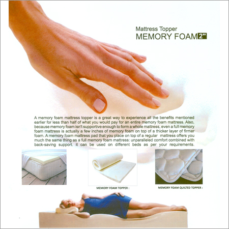 फोम गद्दा ऊपर