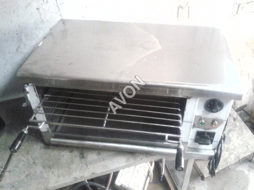 Premium SALAMANDAR - Stainless Steel | 600x400x300 mm, Silver, 220-240V, Temperature Range: 50-300°C, Ideal for Commercial Kitchen Grilling and Broiling