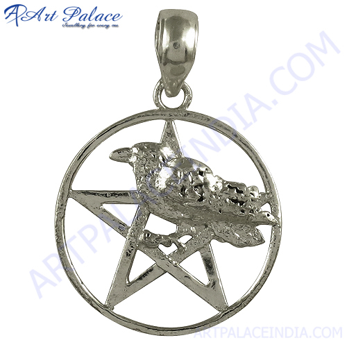 क्रिएटिव बर्ड चांदी के आभूषण