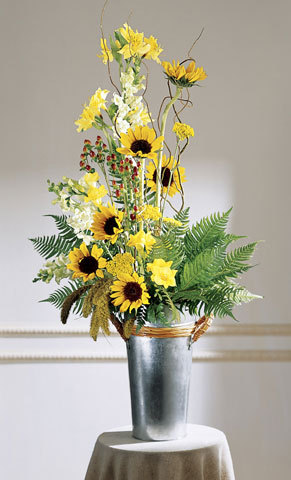 सूरजमुखी सजावट