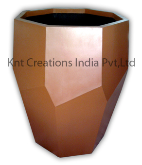 Bronze Hexagon Planter