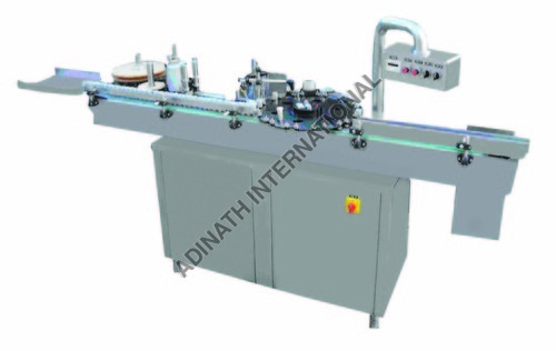Vial Labeler Machine - Stainless Steel, 1500mm x 600mm x 1200mm | Automatic Operation, High-Speed Output, Easy Maintenance, Servo-Based Control