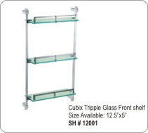 Cubix Tripple Glass Front Shelf