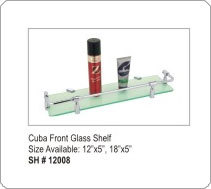 Cuba Front Glass Shelf