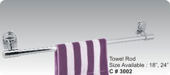Continental Towel Rod