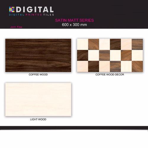 क्रीम सैटिन मैट वॉल टाइल्स 600X300 मिमी