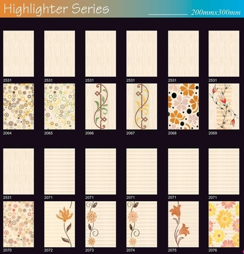 Cream Ceramic Digital Wall Tiles Inida