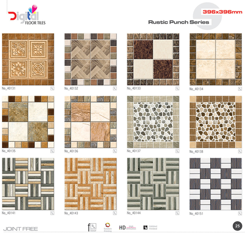 Multi Color Polished Digital Ceramic Floor Tiles