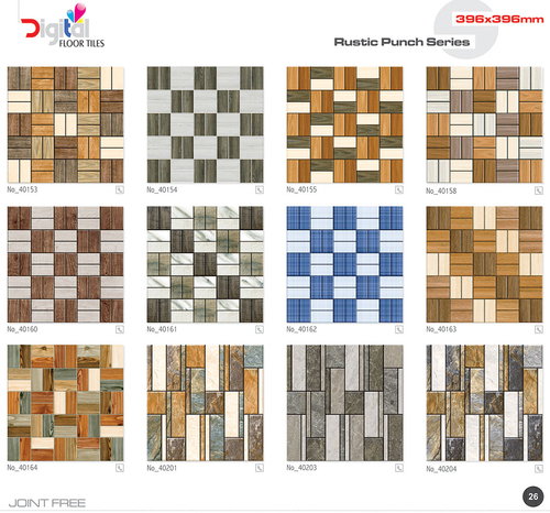 Multi Color Polished Ceramic Floor Tiles