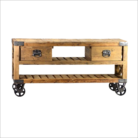 पुनः प्राप्त वुड प्लाज़्मा टीवी स्टैंड