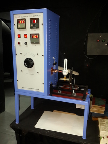 Purple And Cream Glow Wire Apparatus